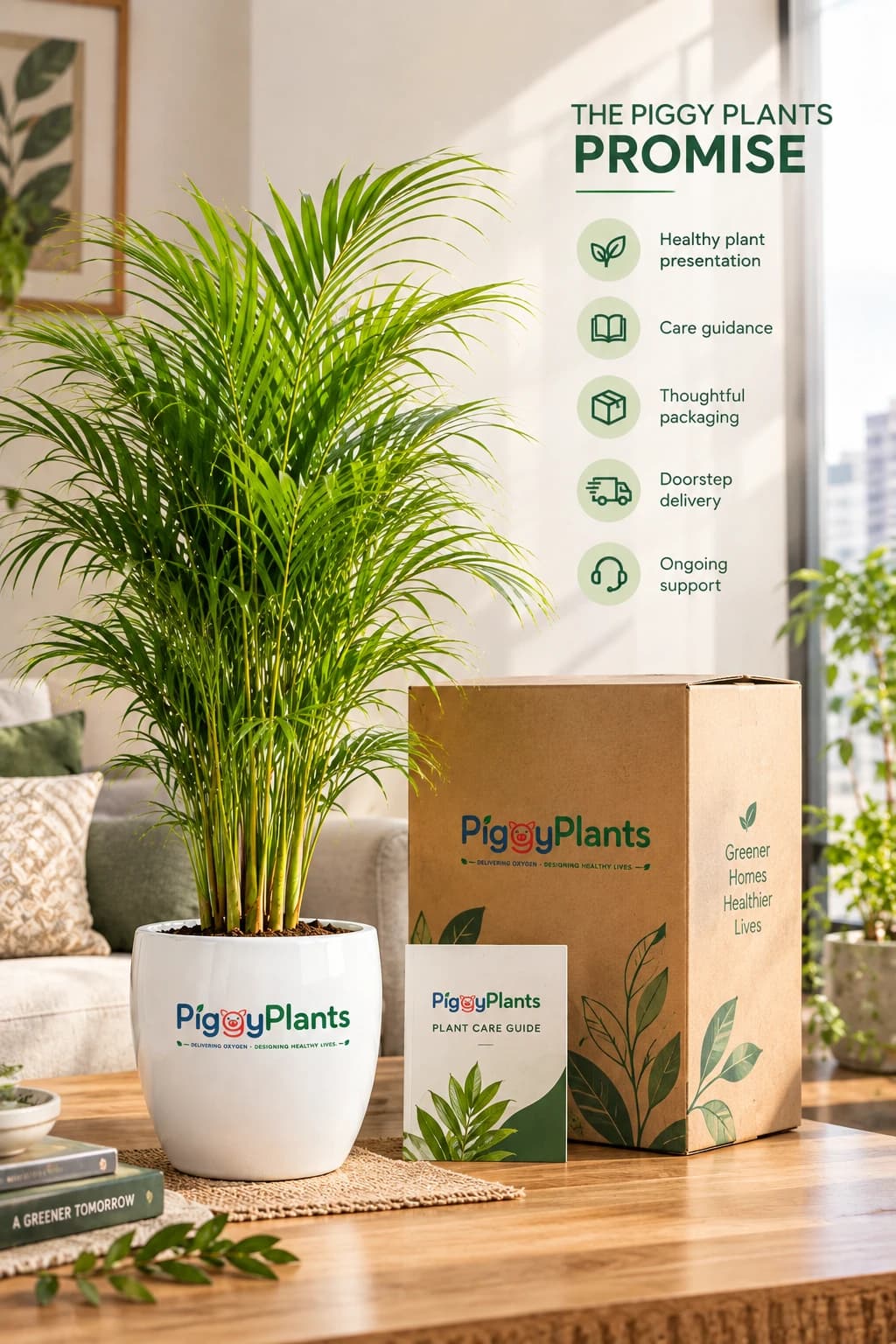Piggy Plants Areca Palm promise presentation