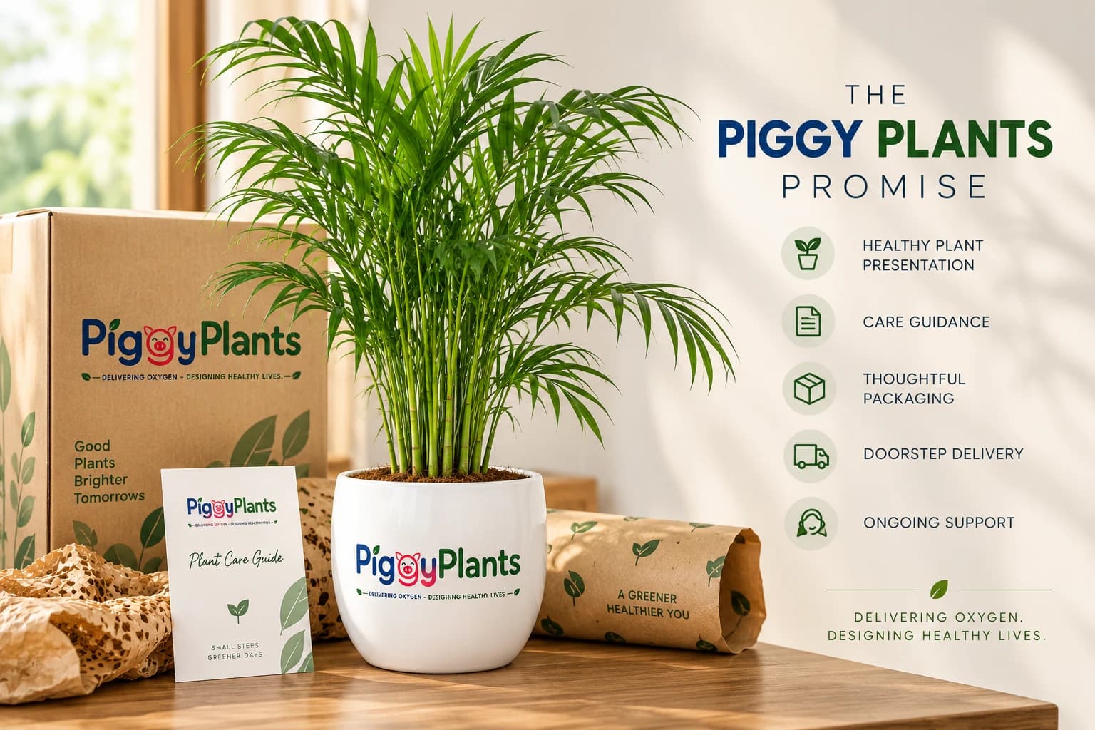 Piggy Plants Bamboo Palm promise presentation